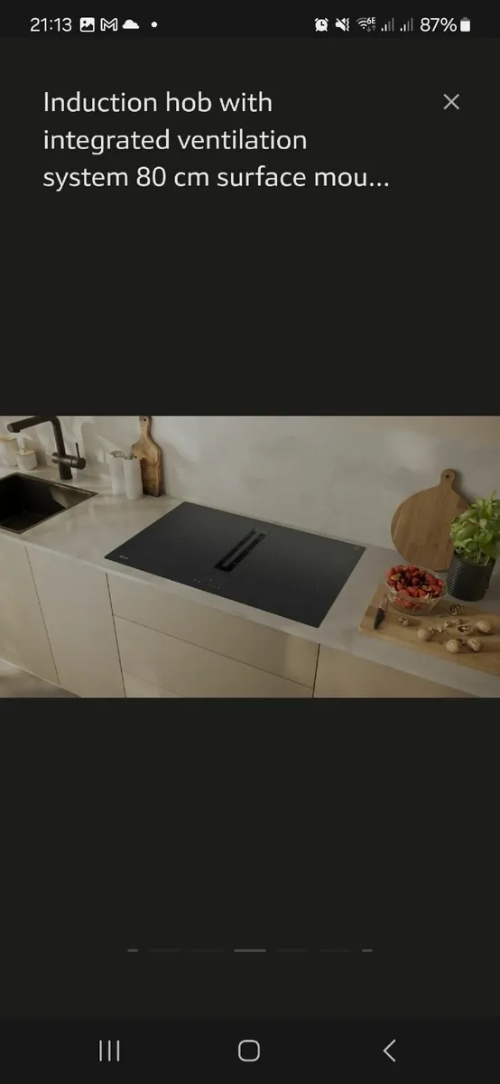 Neff Induction Hob with Integrated Extractor - Image 1