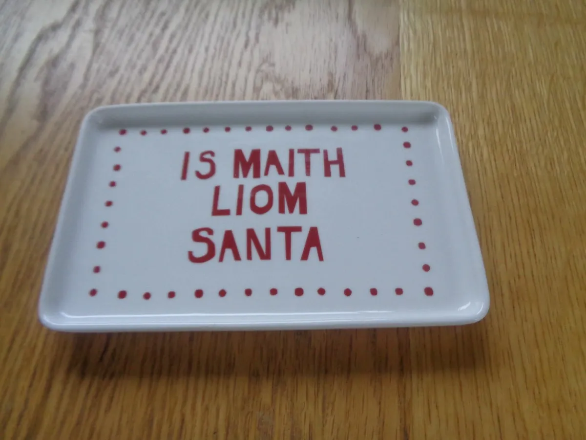 Christmas Platter by Helen James for Sale - Image 1