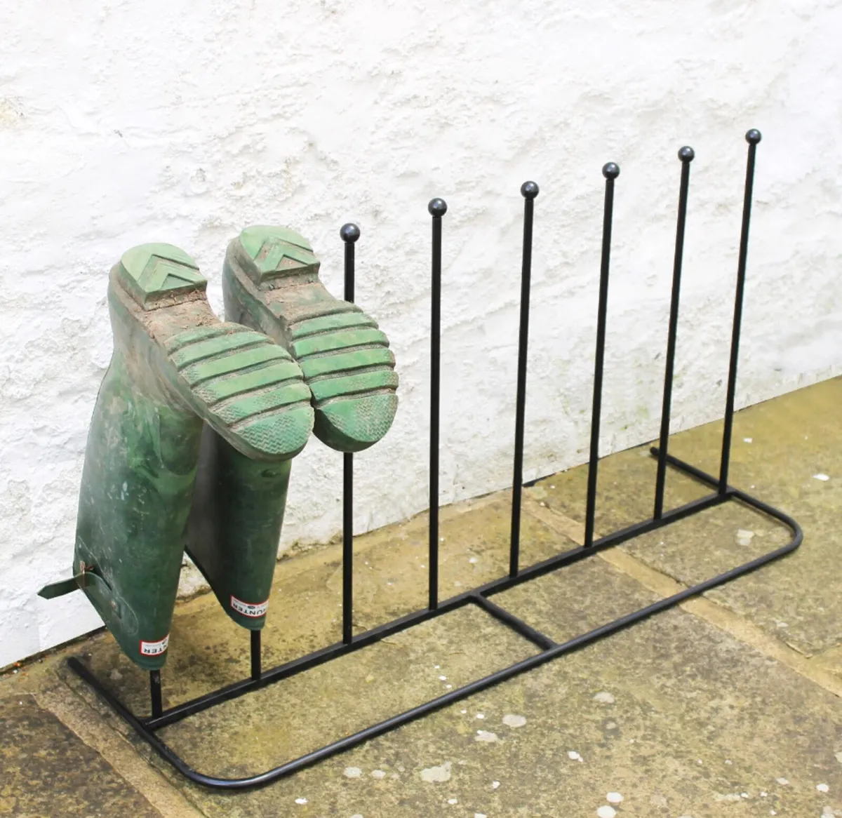 Steel Welly Boot Rack Indoor / Outdoor NEW - Image 1