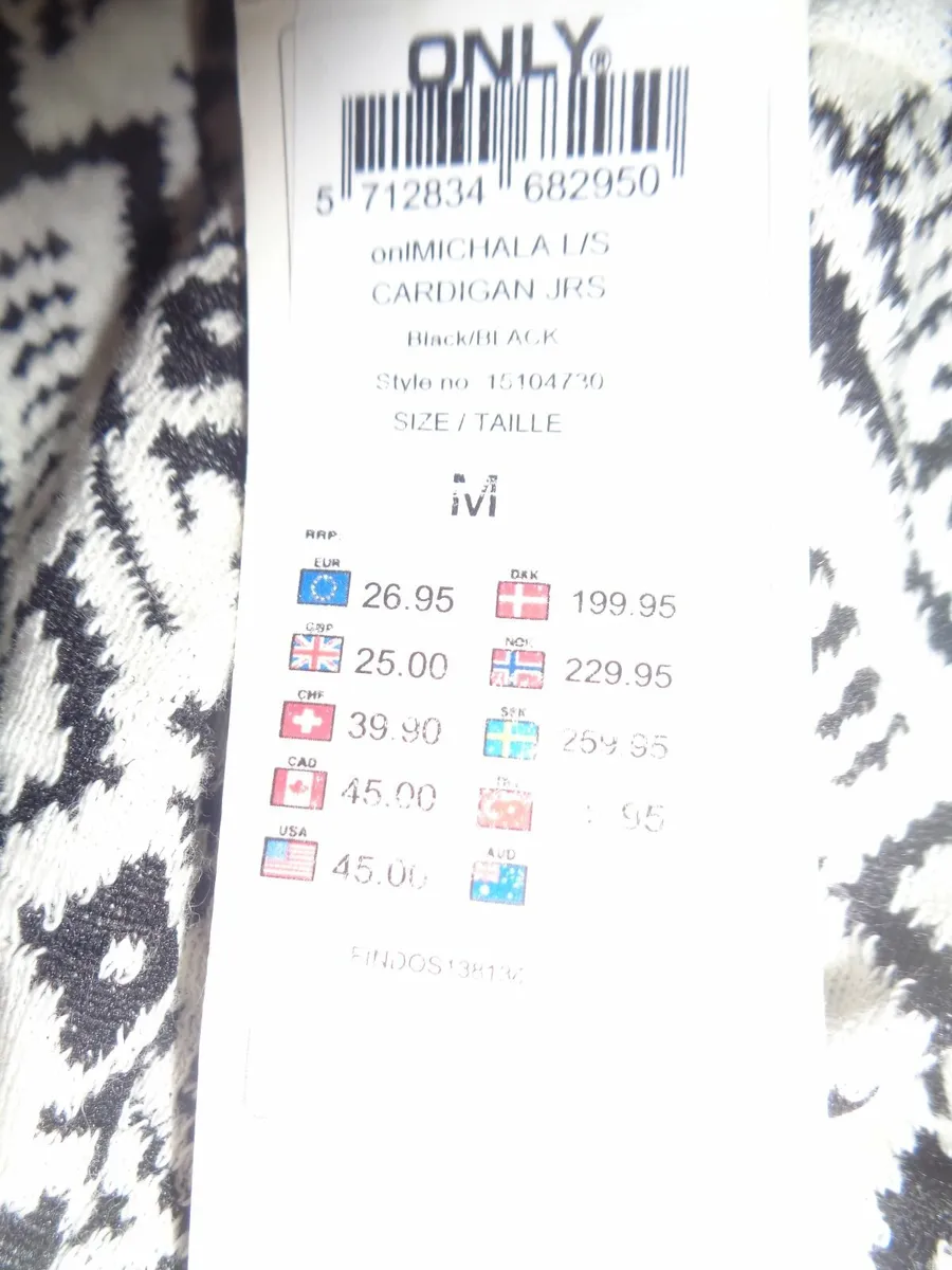 Only Cropped Aztec Cardigan for Sale - Image 3