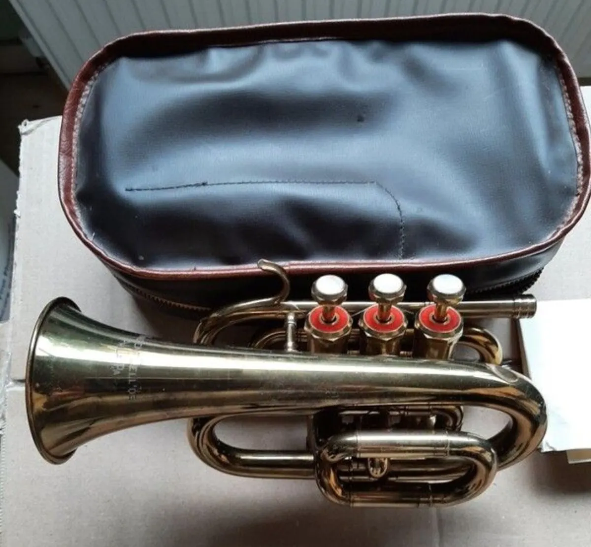 Vintage Kuhnl and Hoyer Pocket Cornet - made in G - Image 1