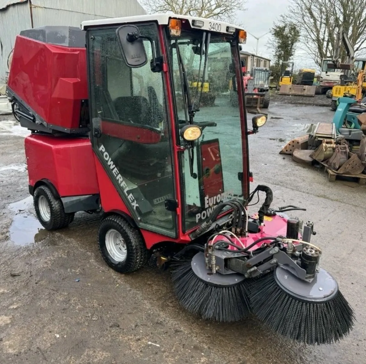 Euromec Diesel Roadsweeper Road Sweeper no vat - Image 4