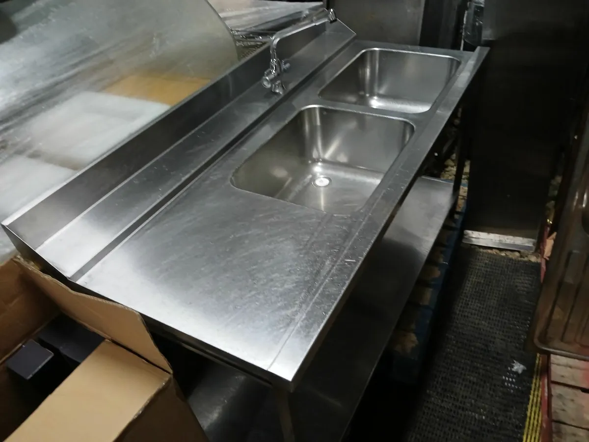Staneless steel cabbinet sink unit complete - Image 4