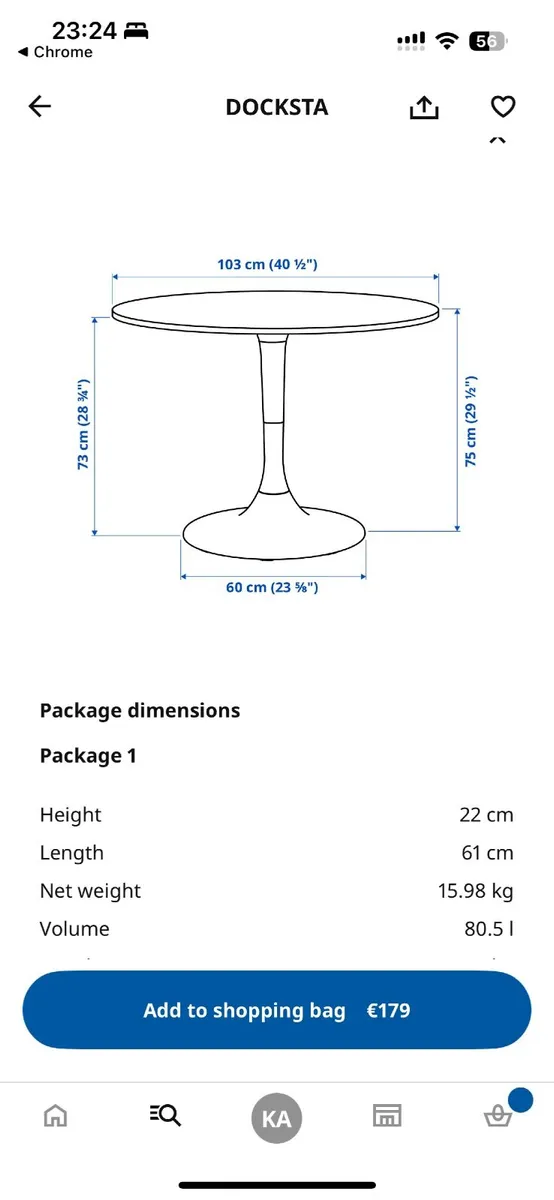 Round dining table - Image 4
