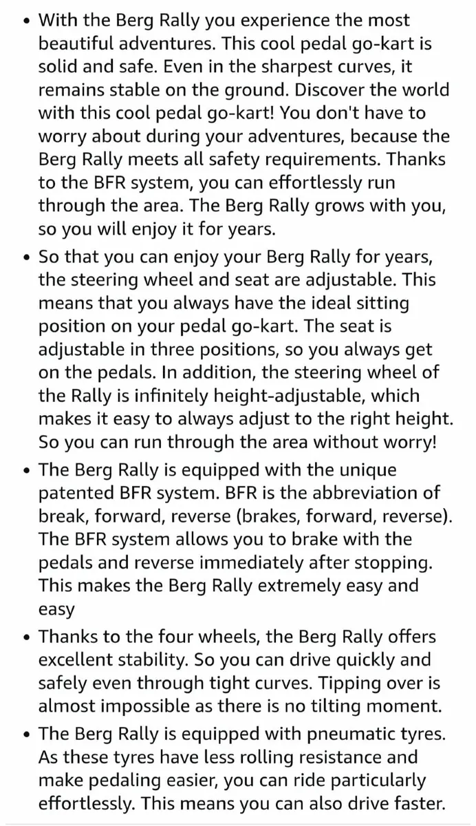 Berg force go kart - Image 3