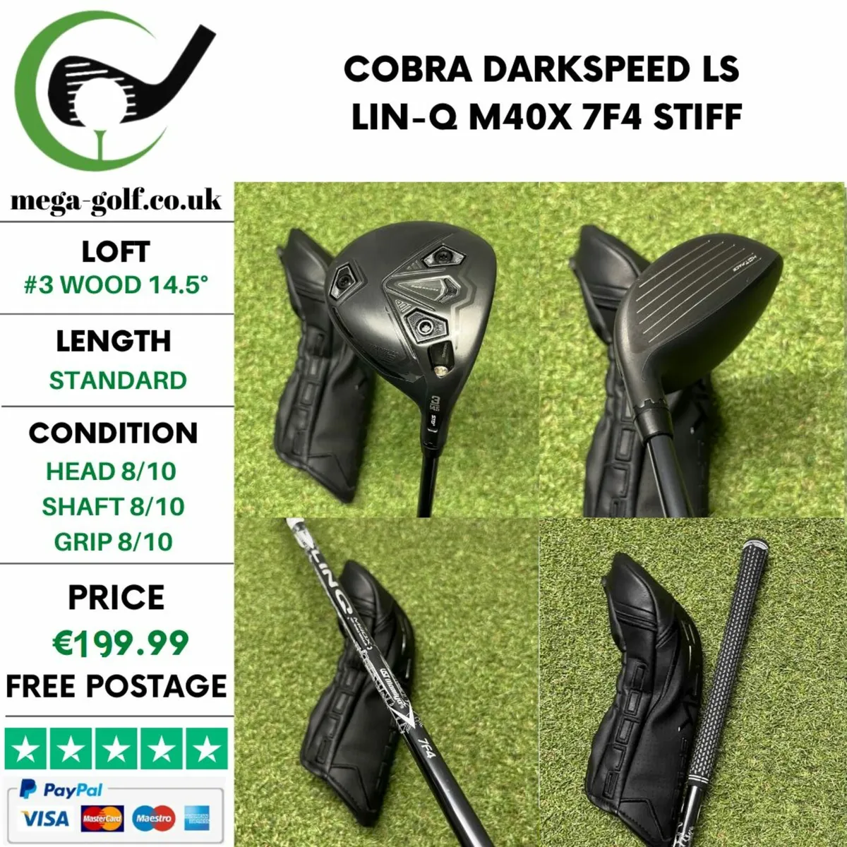 Cobra Darkspeed Ls #3 Wood 14.5° / Stiff - Image 1