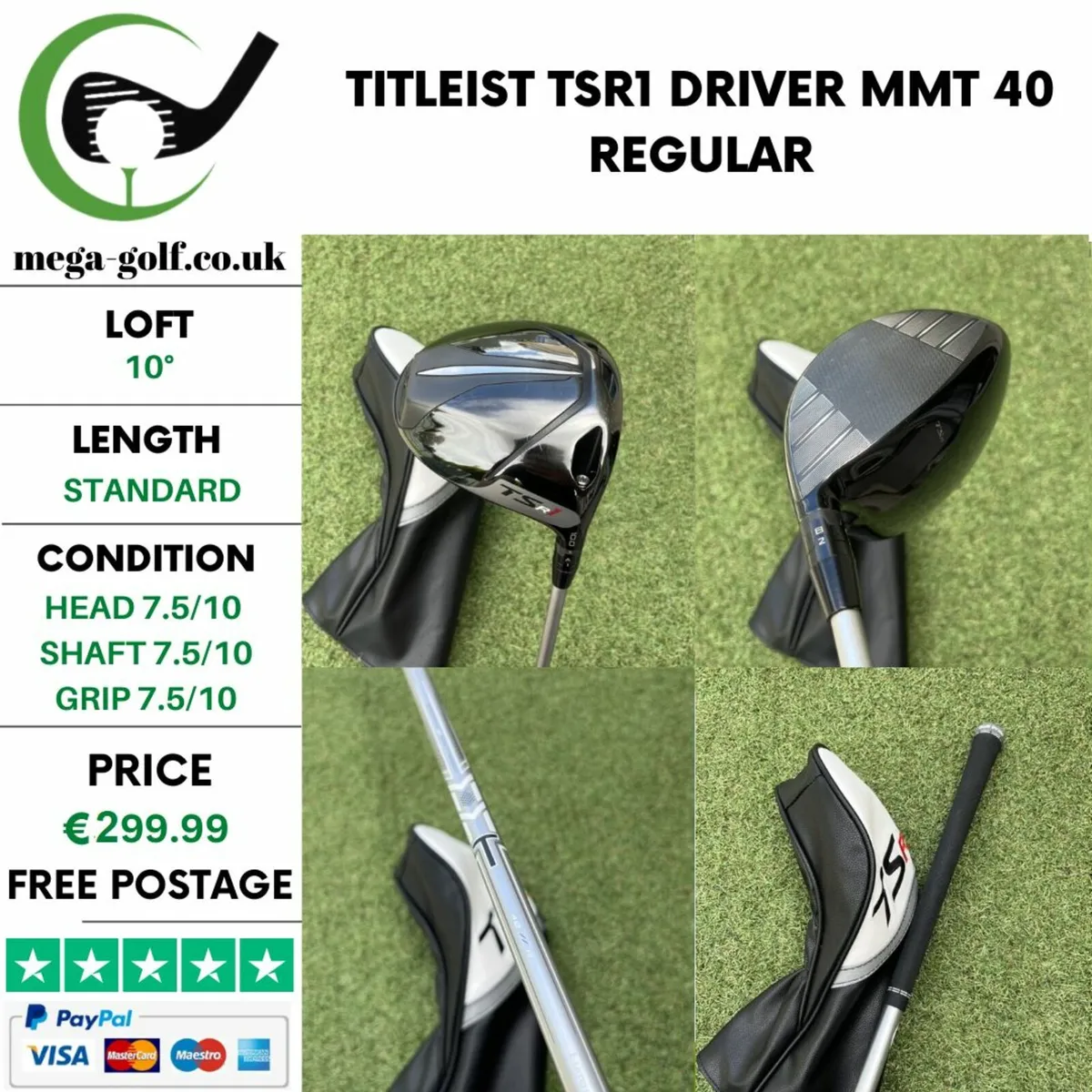 Titleist Tsr1 Driver / 10° / Mmt 40 Regular - Image 1