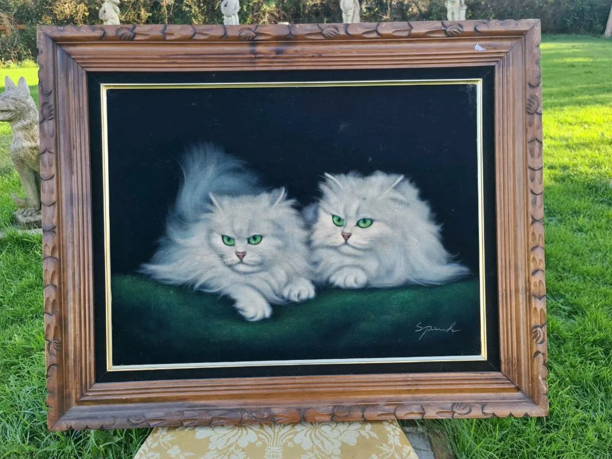 Persian cats oil painting g - Image 4