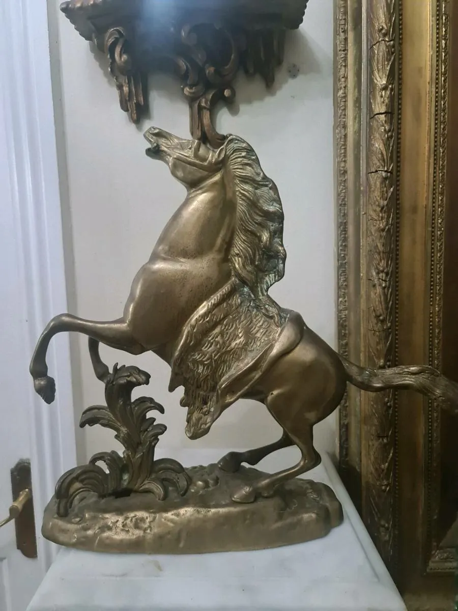 Large solid brass horse POSTAGE AVAILABLE - Image 4