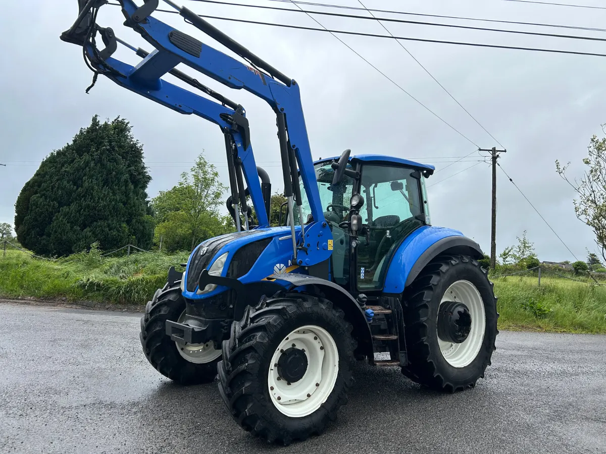 2020 New Holland T5-120 with MX Loader - Image 1
