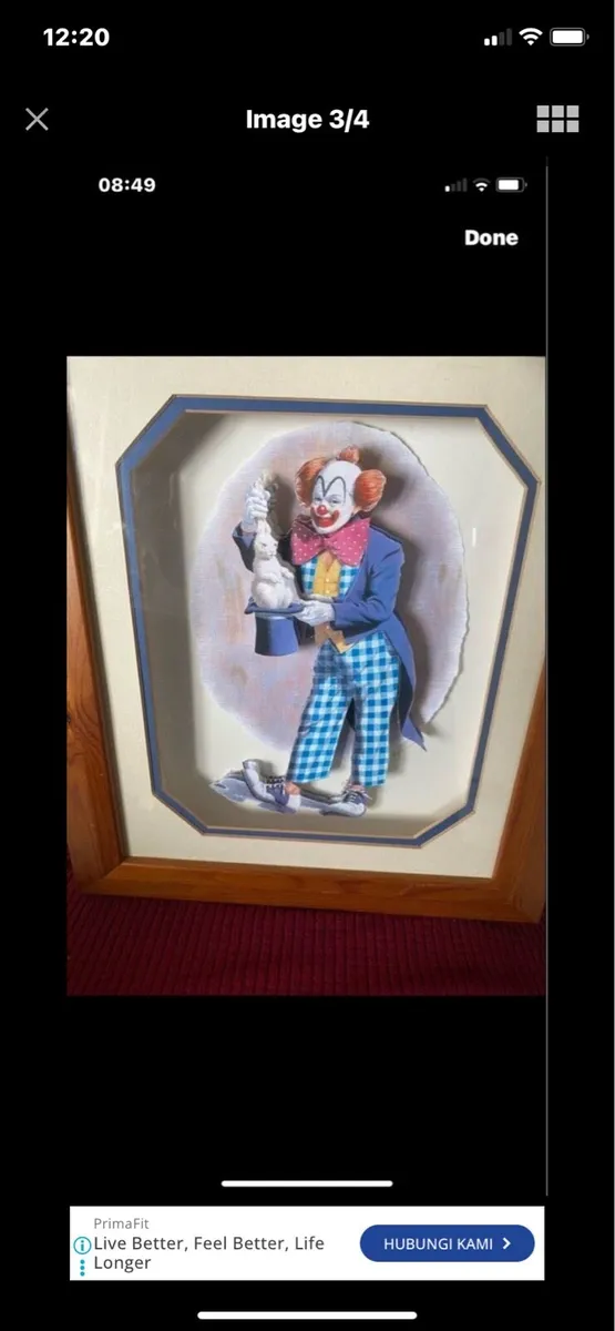 3D Clown Picture- Rabbit out of a Hat - Image 3