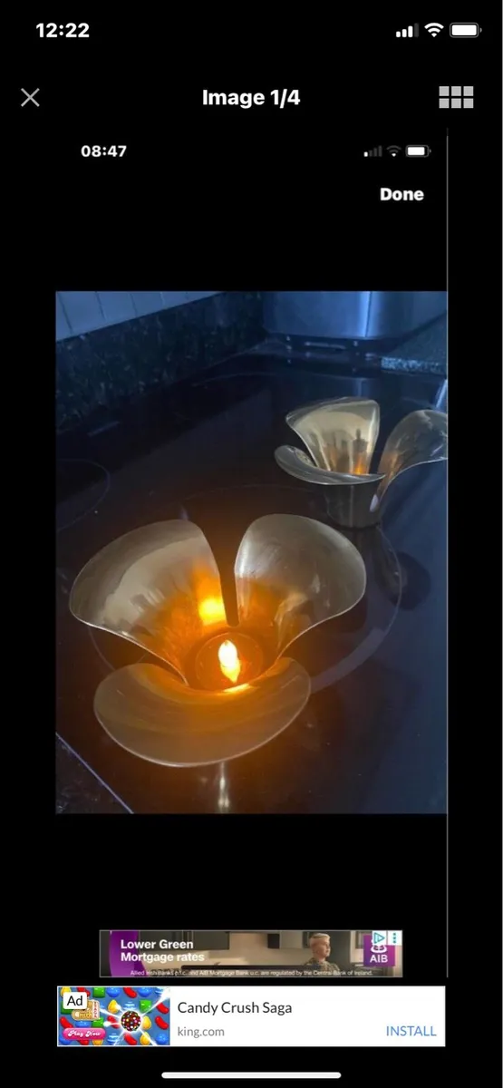 Brass Candleholder Set - Image 1