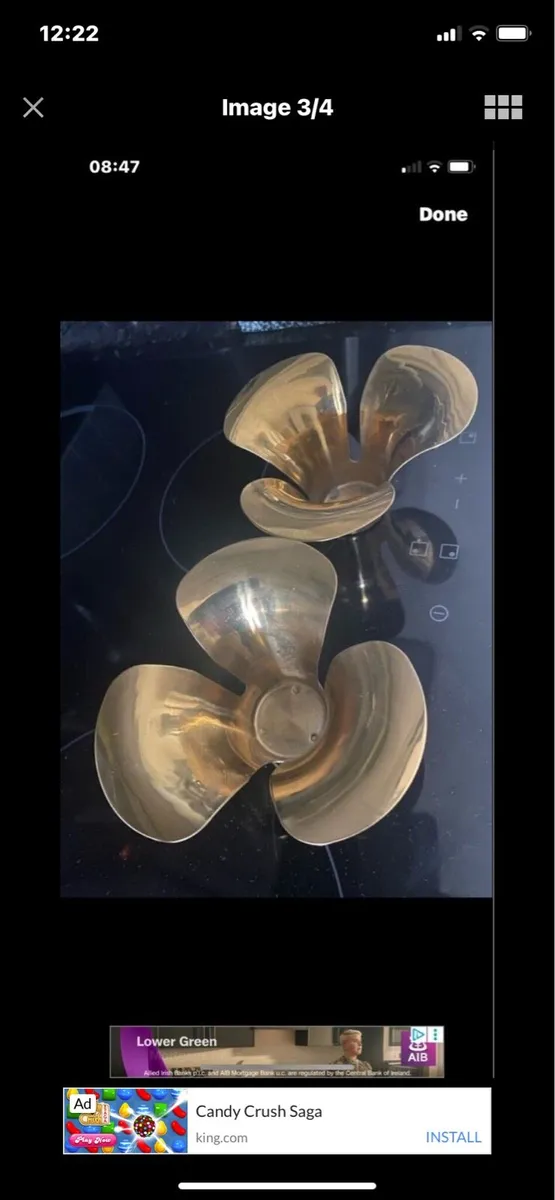 Brass Candleholder Set - Image 3