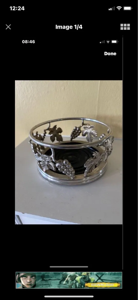 I’m rage Wine Bottle Coaster - Image 1