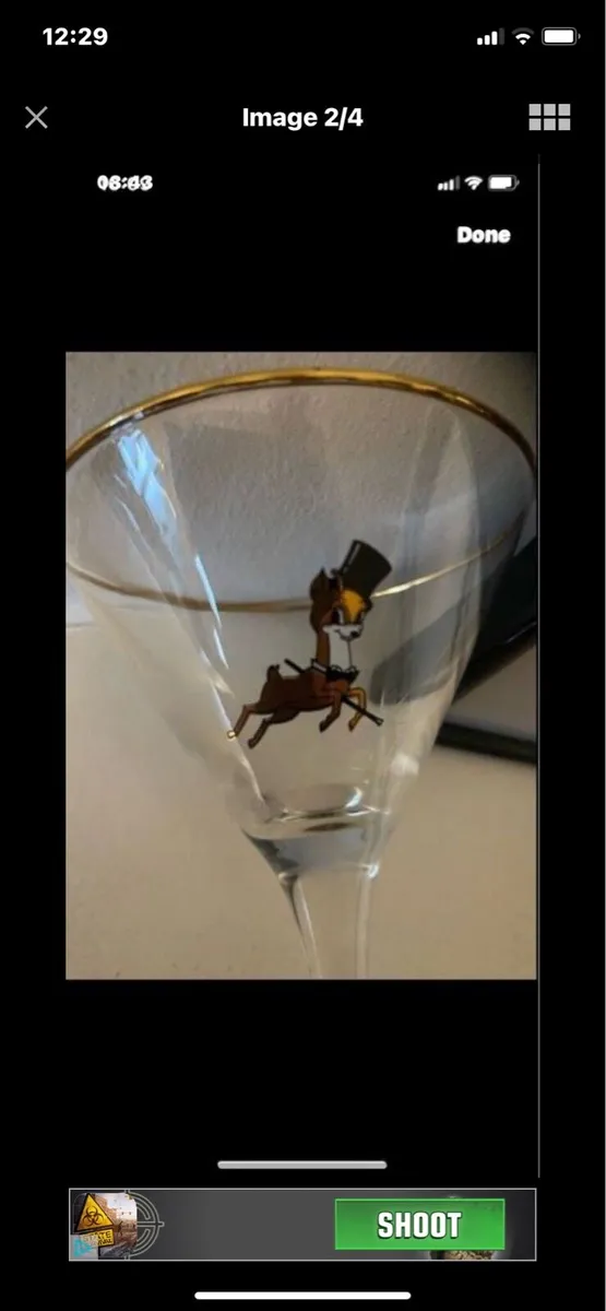 Rare Vintage Limited Edition Babycham glass - Image 2