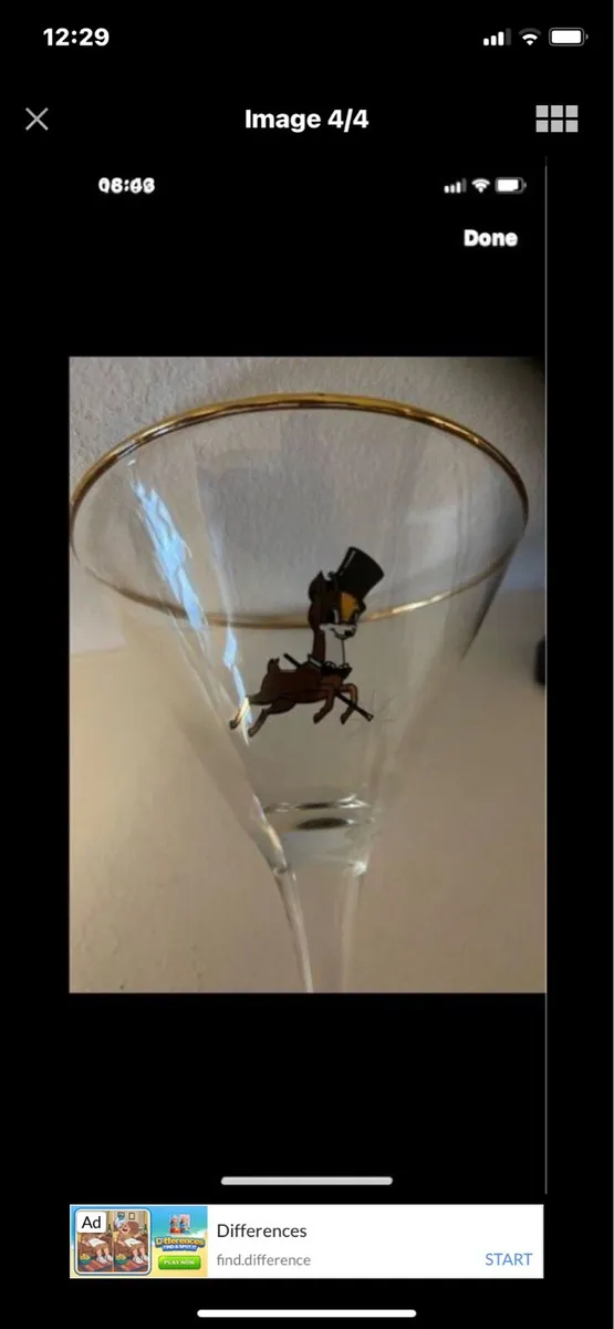 Rare Vintage Limited Edition Babycham glass - Image 4