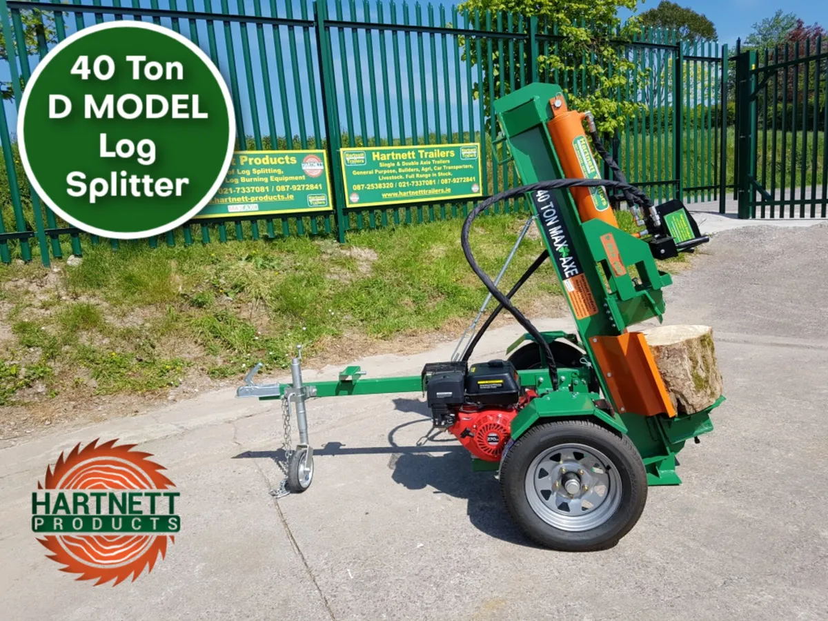40 Ton Petrol Log Splitter D-Model - Image 1