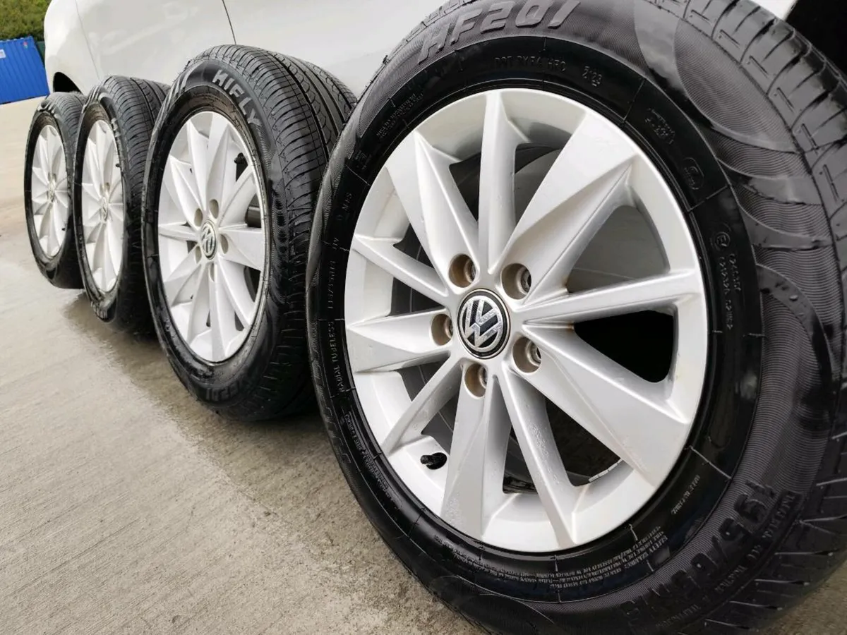 15" VW alloys with new tyres - Image 1