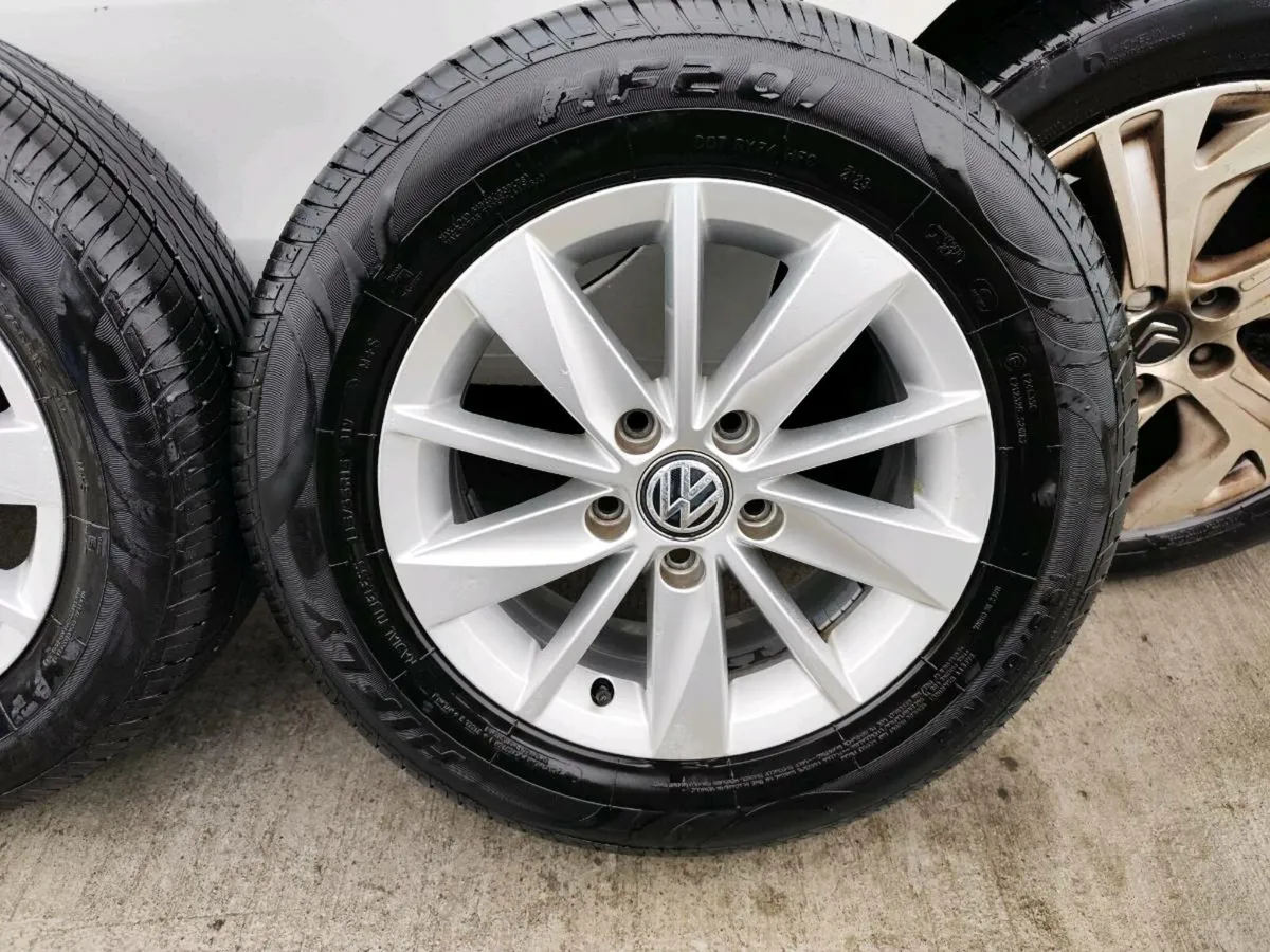 15" VW alloys with new tyres - Image 2