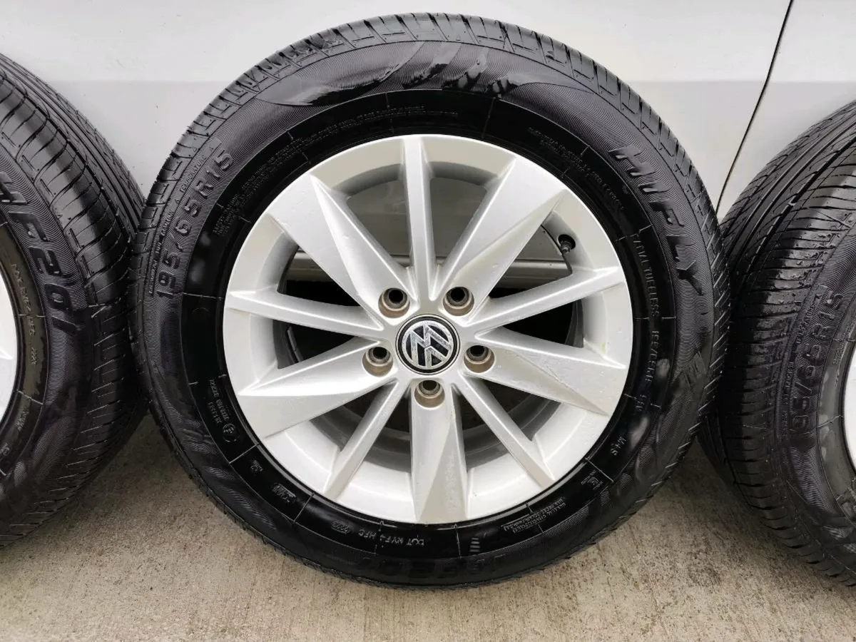 15" VW alloys with new tyres - Image 4
