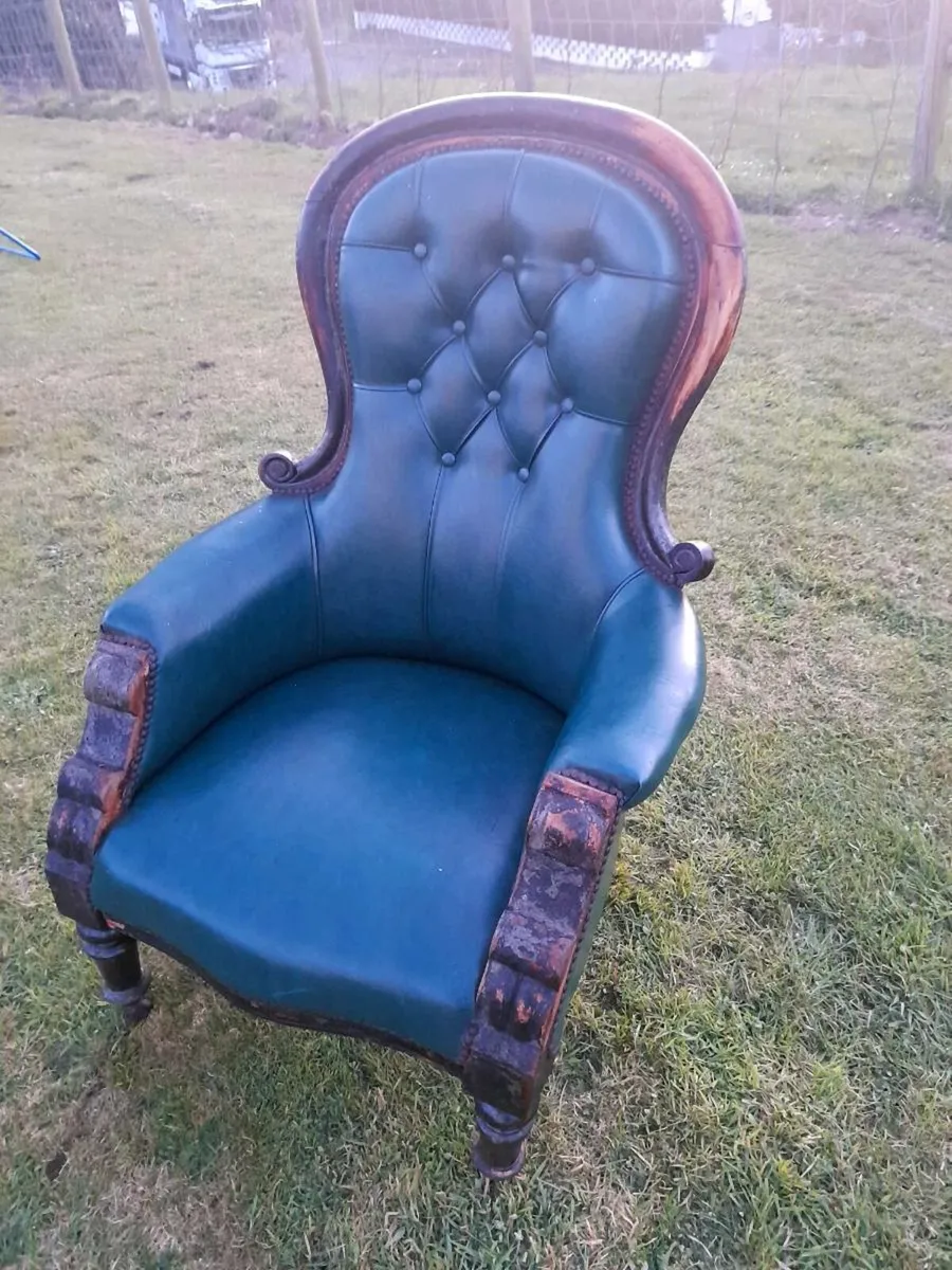 Victorian Spoonback Chair - Image 1