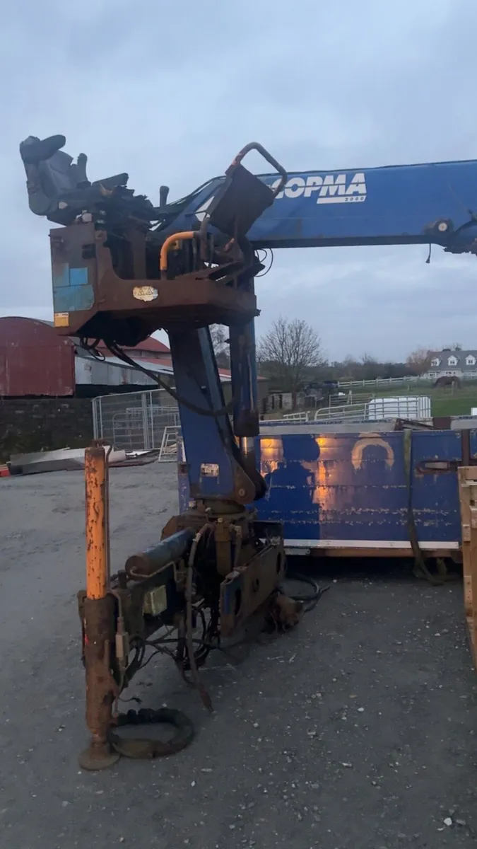 Copma 2000 hi ab crane with block grab - Image 3