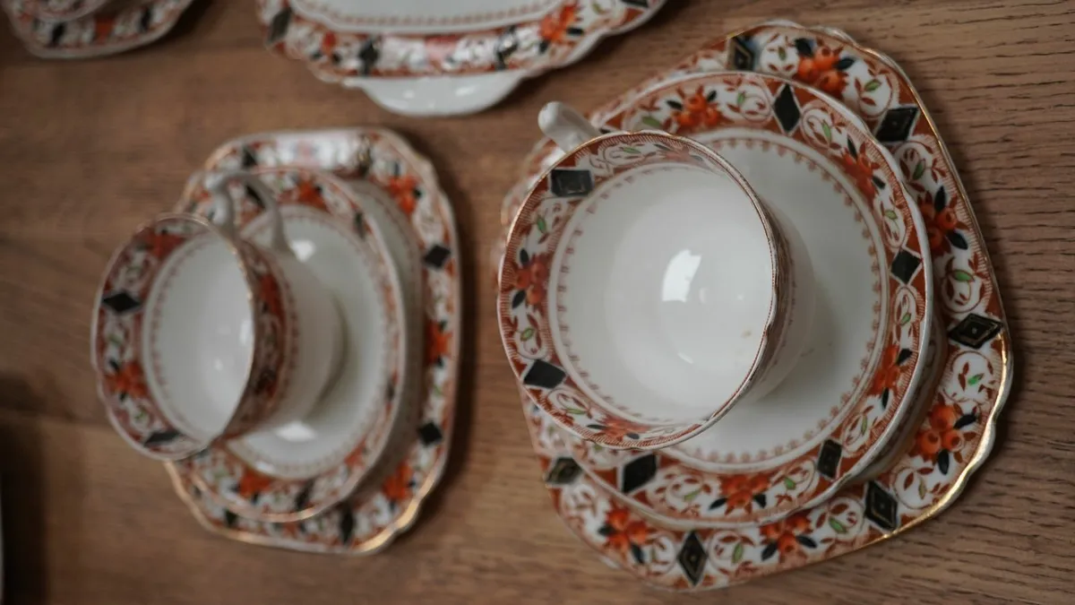 Wellington China Imari Tea Set (18pc)_c.1890-1920 - Image 2