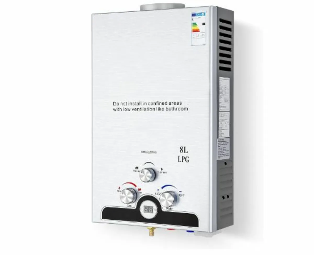 8L Gas Instantaneous Water Heater - Image 1
