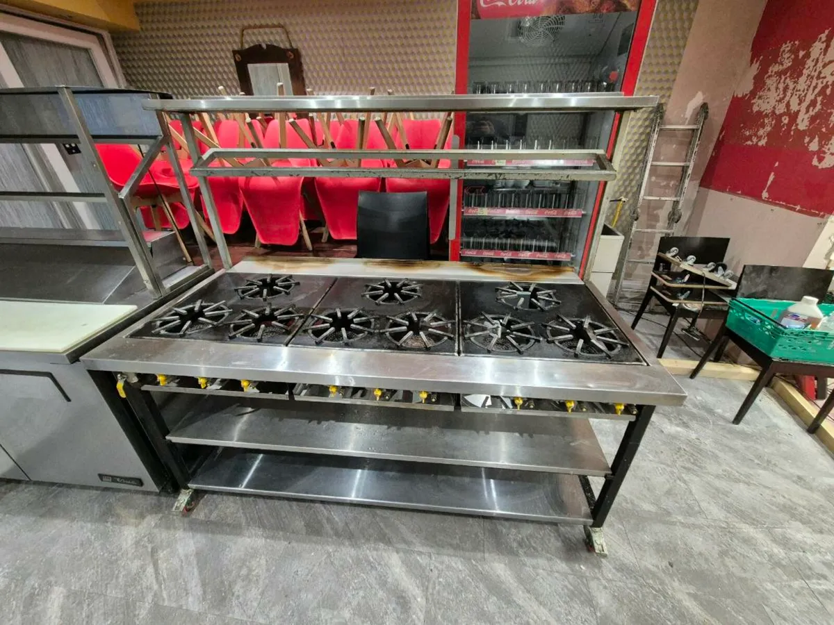 9 Ring gas cooker - Image 3