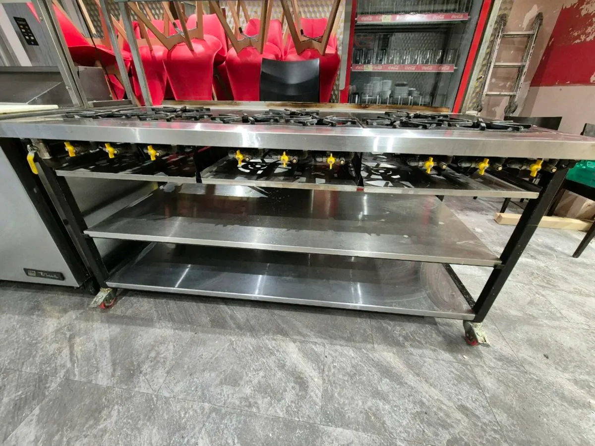 9 Ring gas cooker - Image 4