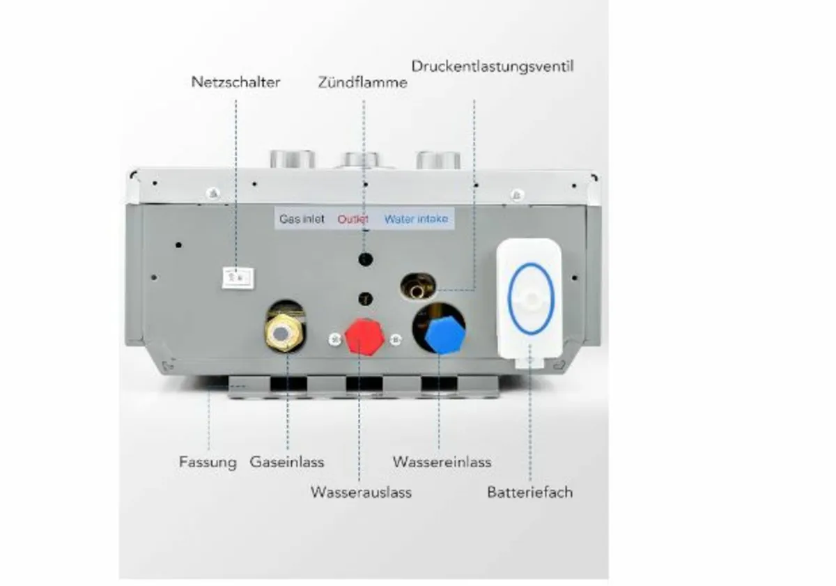 8L Gas Instantaneous Water Heater - Image 3