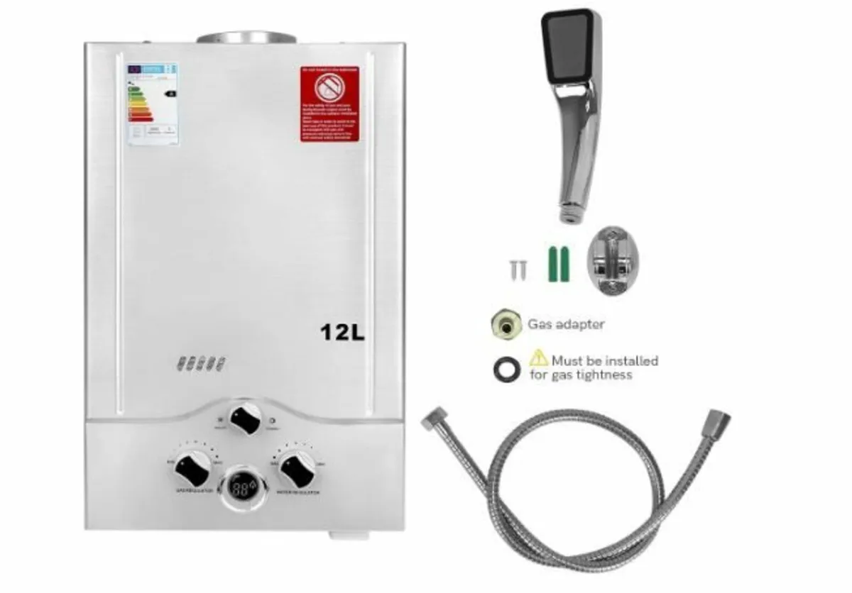 12LPM Gas Instantaneous Water Heater, 24 kW - Image 3
