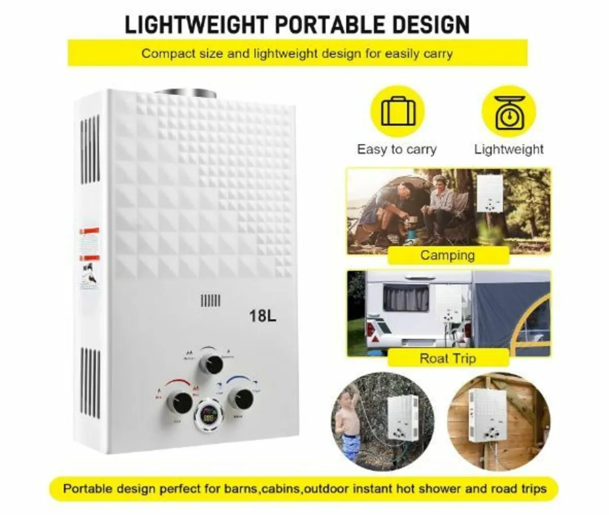 Gas Instantaneous Water Heater, 18 L - Image 4