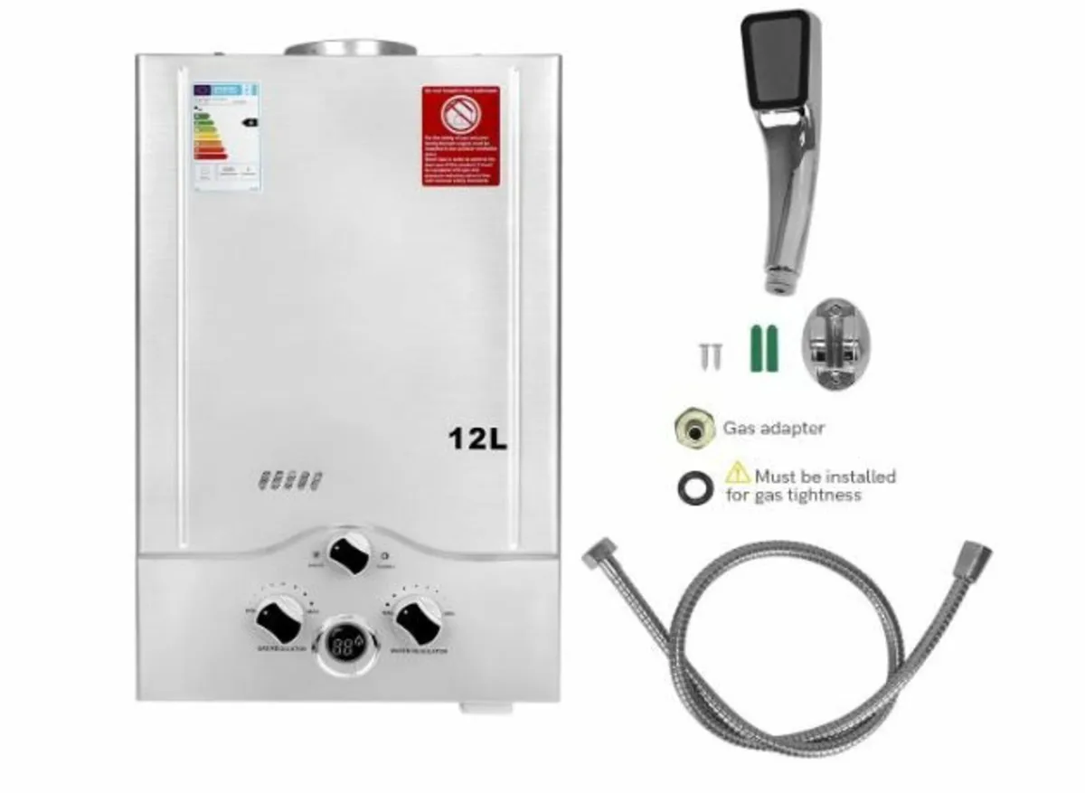 12LPM Gas Instantaneous Water Heater, 24 kW - Image 4