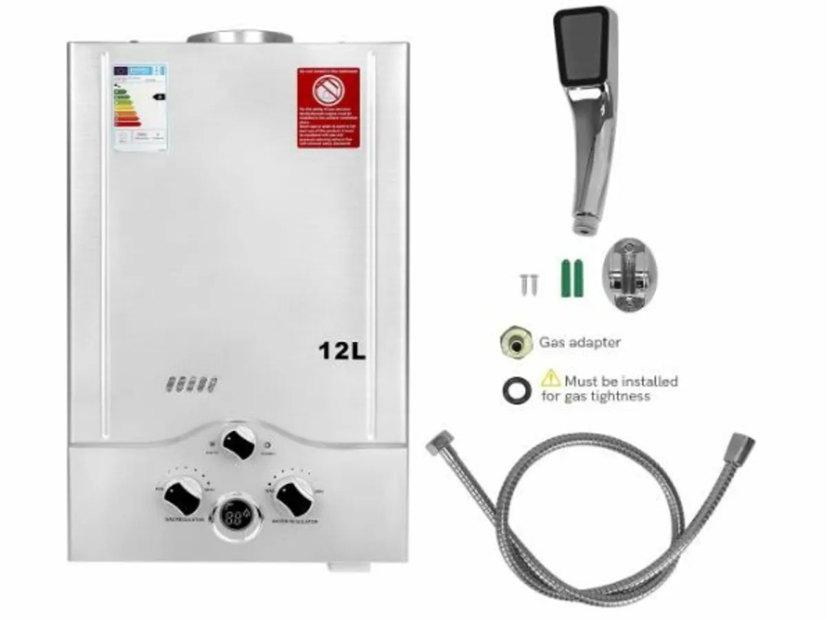 12LPM Gas Instantaneous Water Heater, 24 kW - Image 2