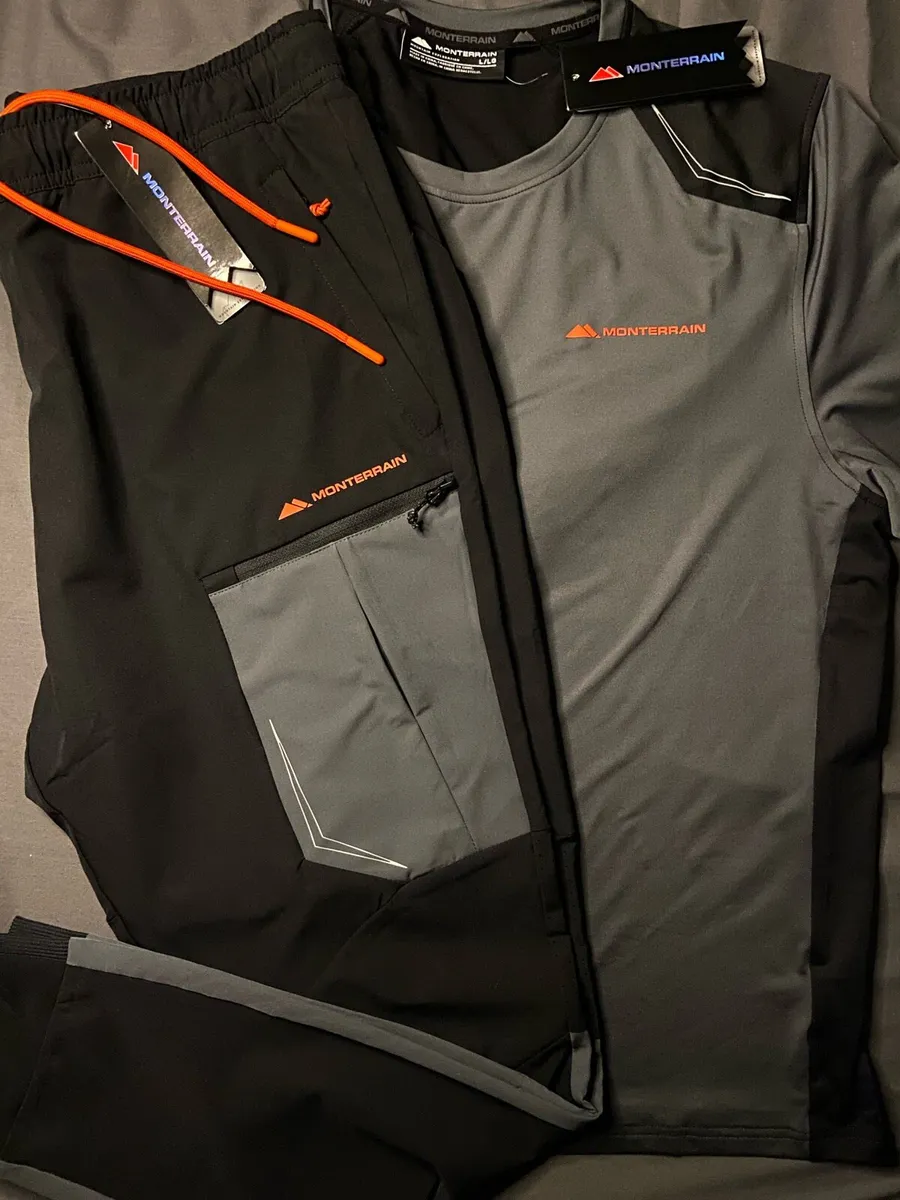 Large Monterrain track pants and top. - Image 1