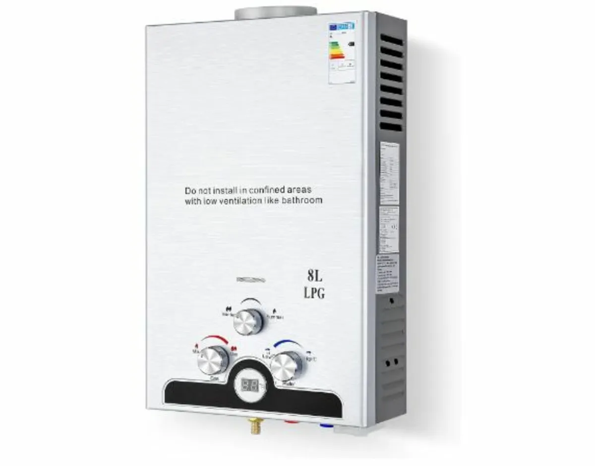 8L Gas Instantaneous Water Heater - Image 1