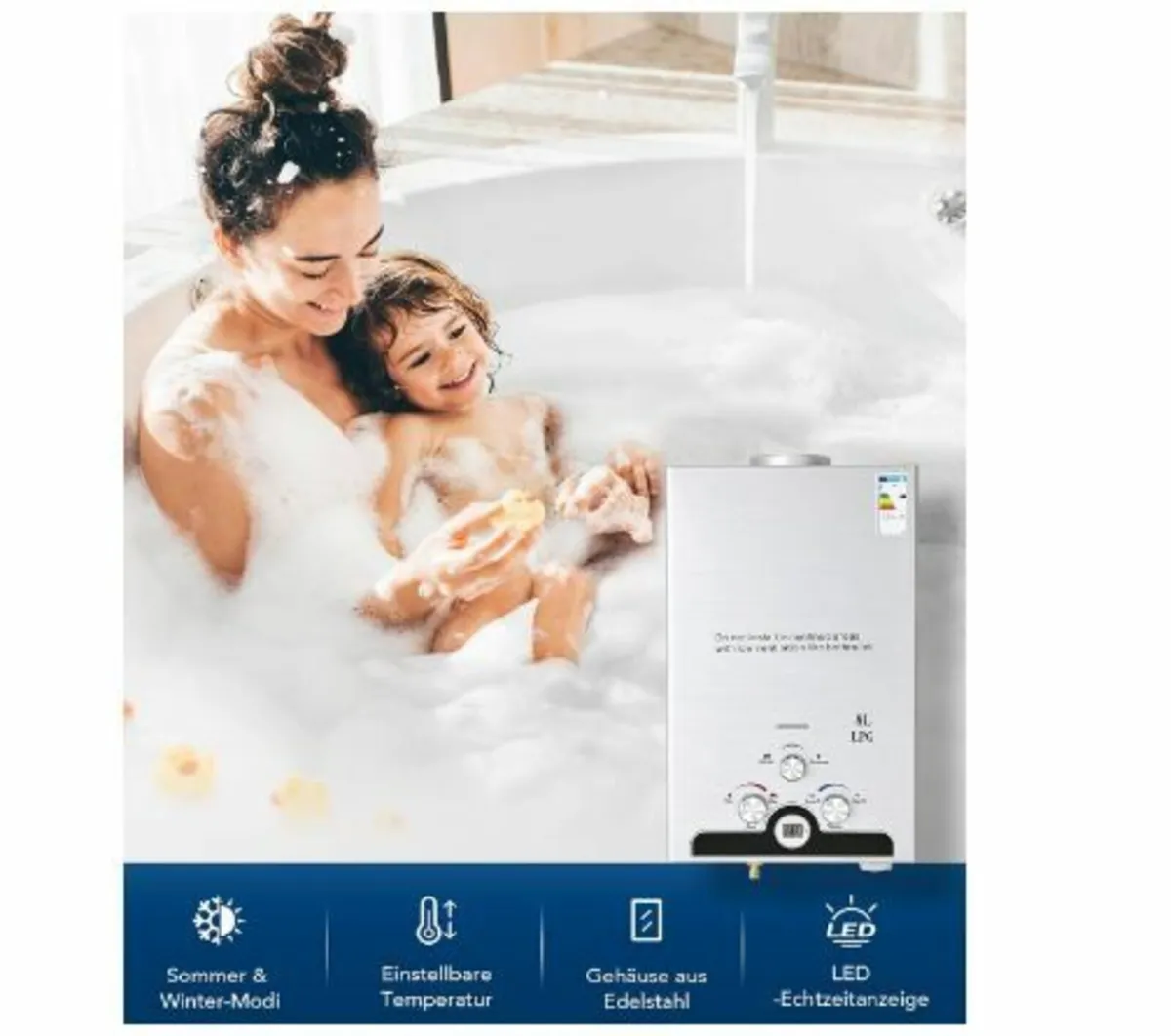 8L Gas Instantaneous Water Heater - Image 2