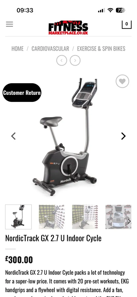 Exercise Bike - Image 3