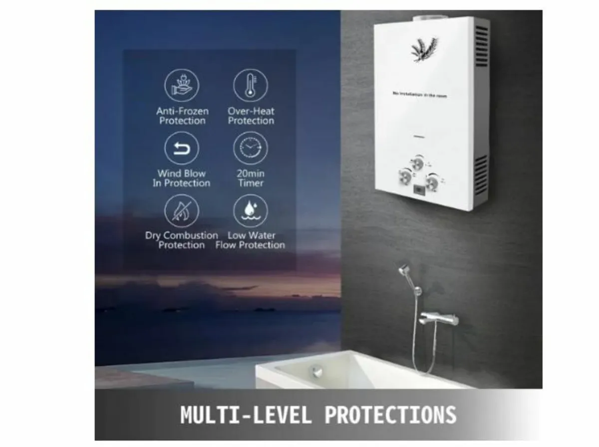 18L 36KW Gas Instantaneous Water Heater - Image 4