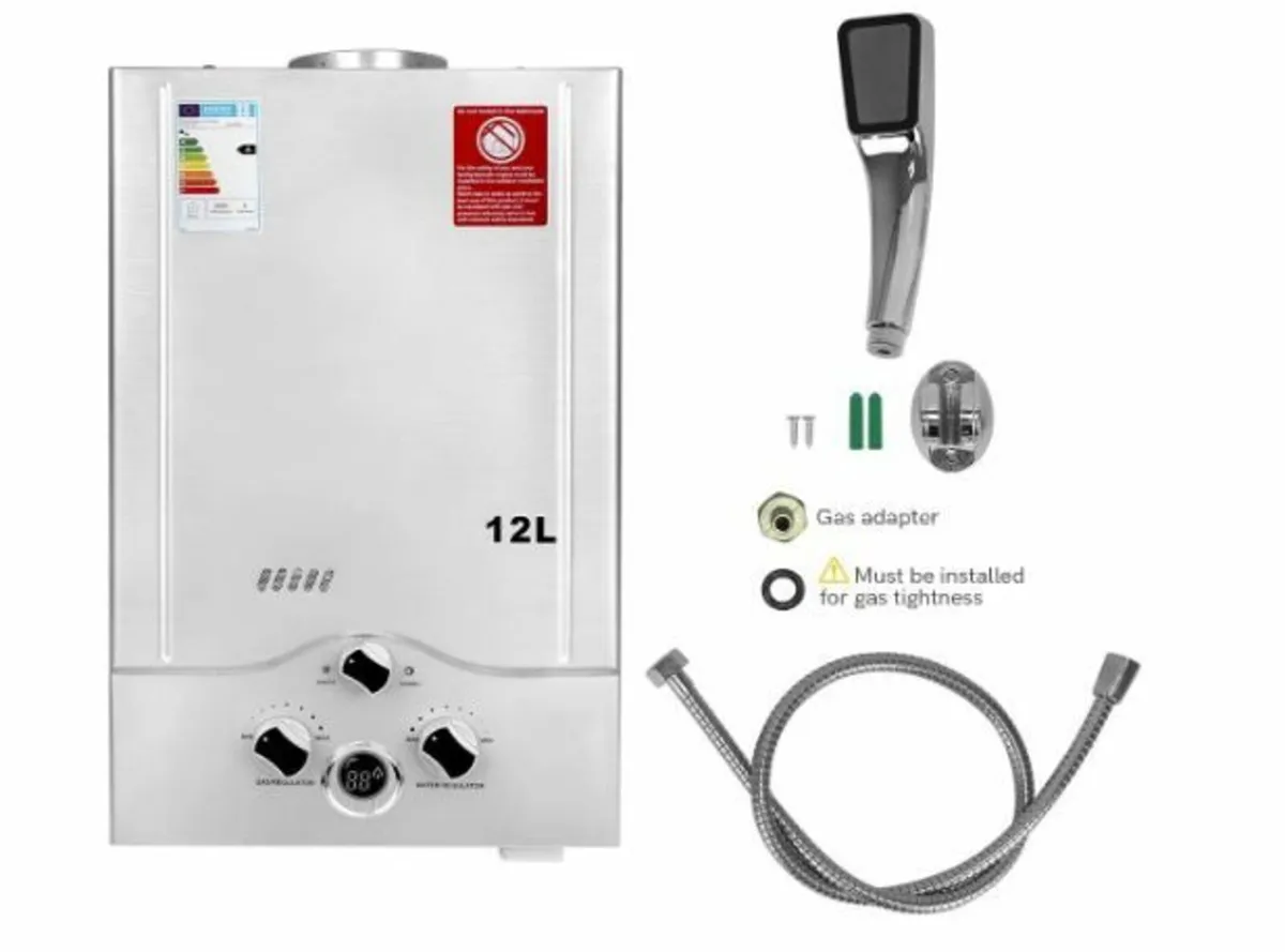 12LPM Gas Instantaneous Water Heater, 24 kW - Image 4