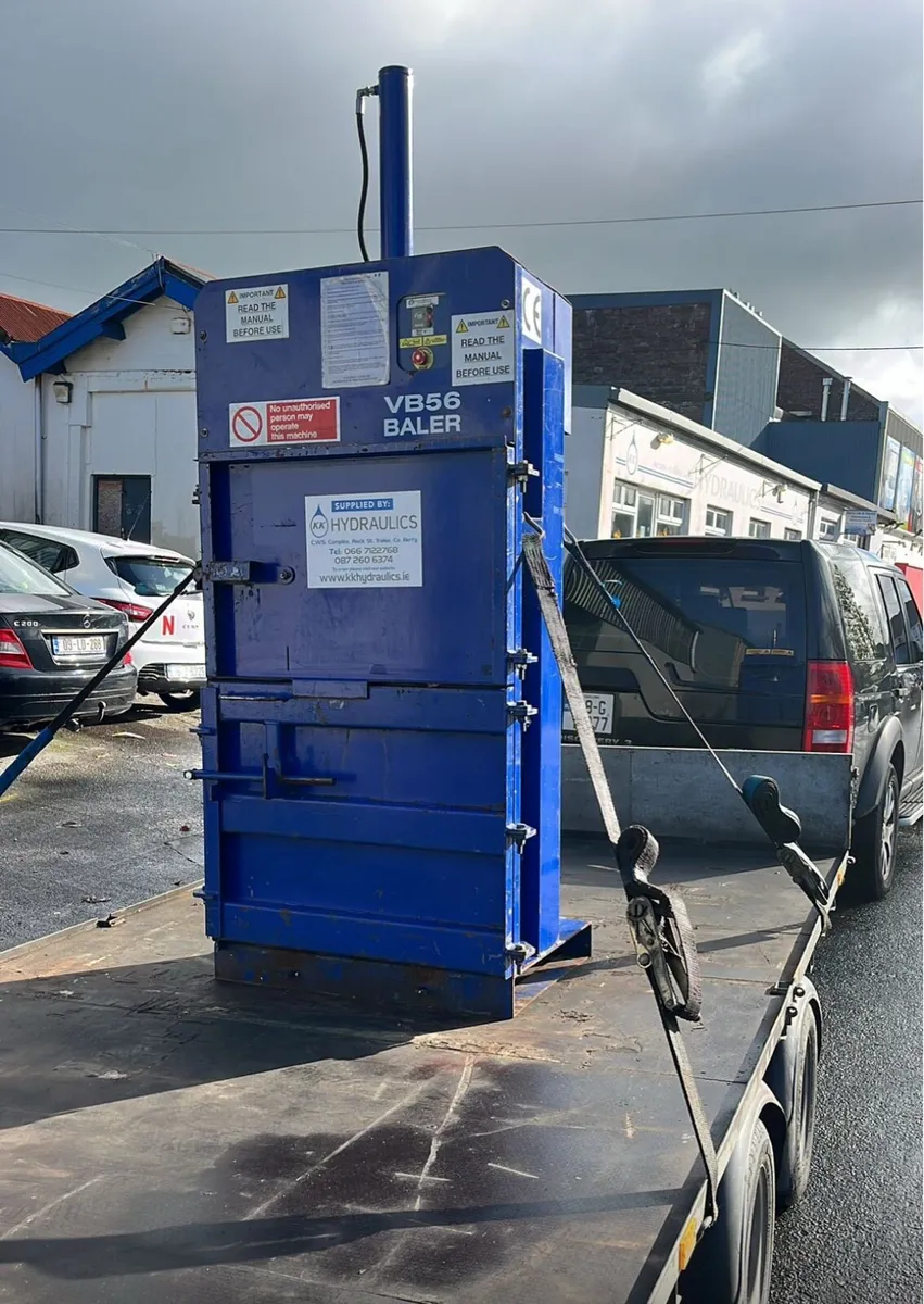 Cardboard plastic twin chamber baler compactor - Image 4