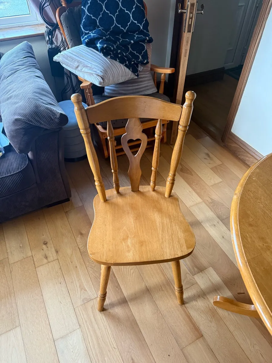 Solid Oak Table - Image 2