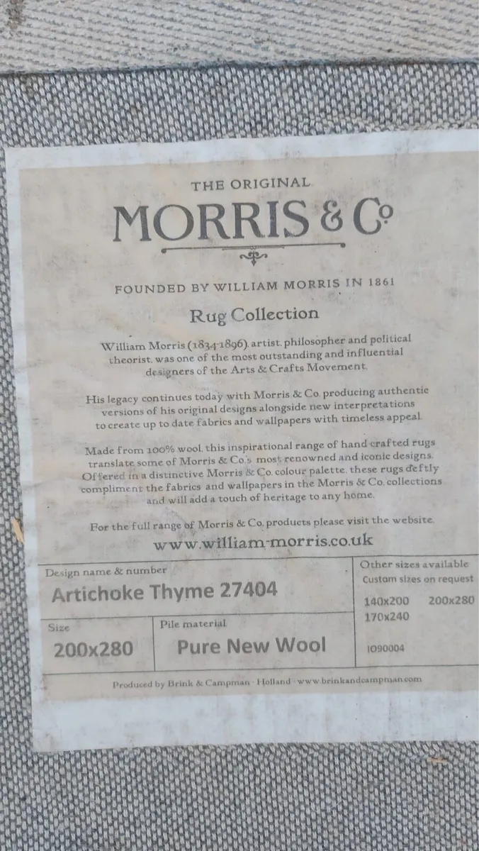 Large rug Morris & Co - Image 4