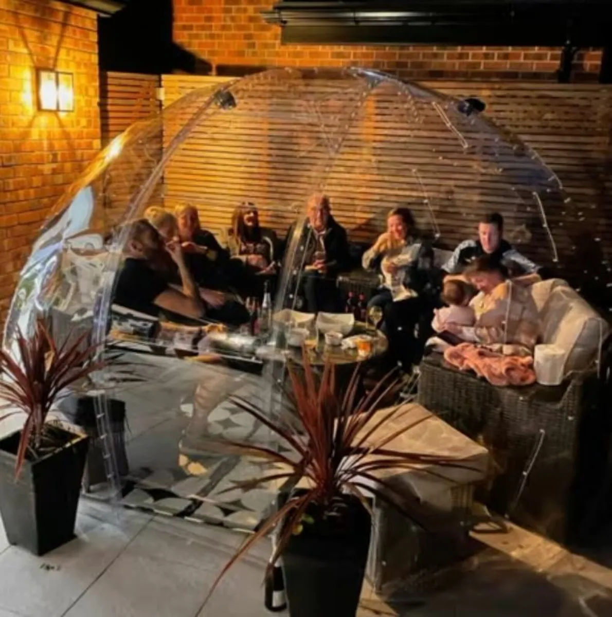 Luxury 3.5m(11.6) Clear Durable Strong  Dome Igloo - Image 2