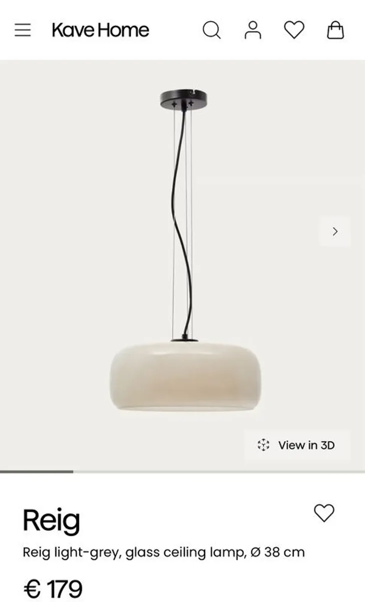 kave home ceiling light - Brand new in box - Image 1