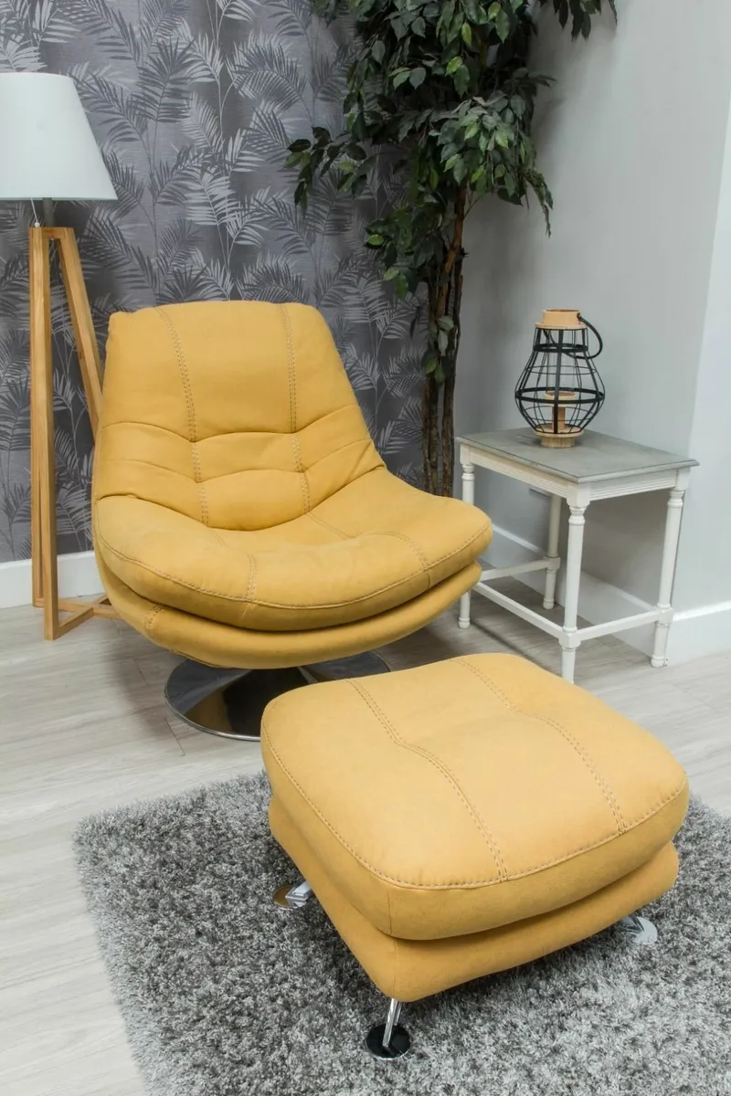 Swivel contempory chairs footstools nationwide del - Image 2