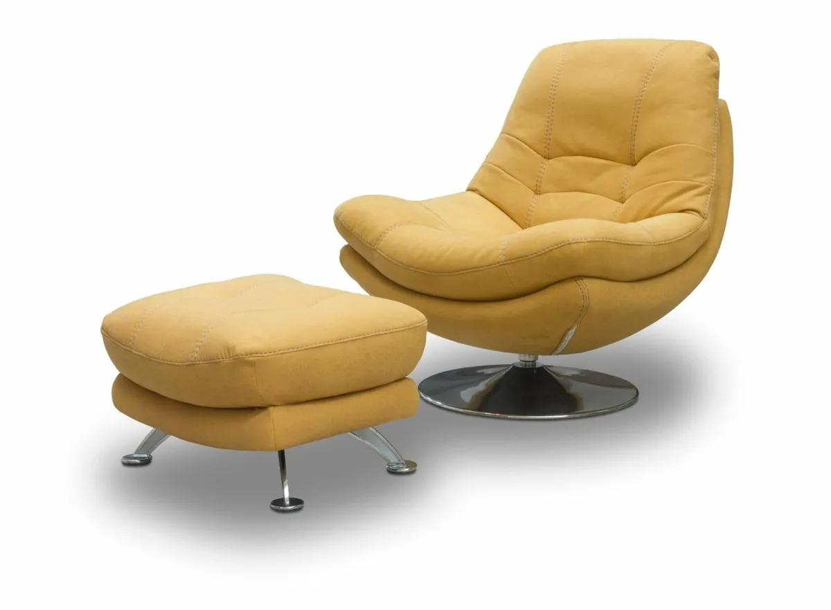 Swivel contempory chairs footstools nationwide del - Image 3