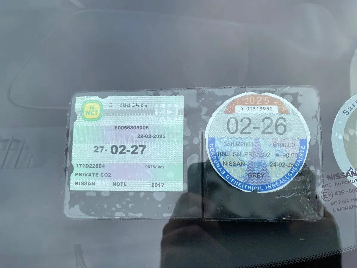Nissan Note 1.2 - NCT & TAX - Image 3