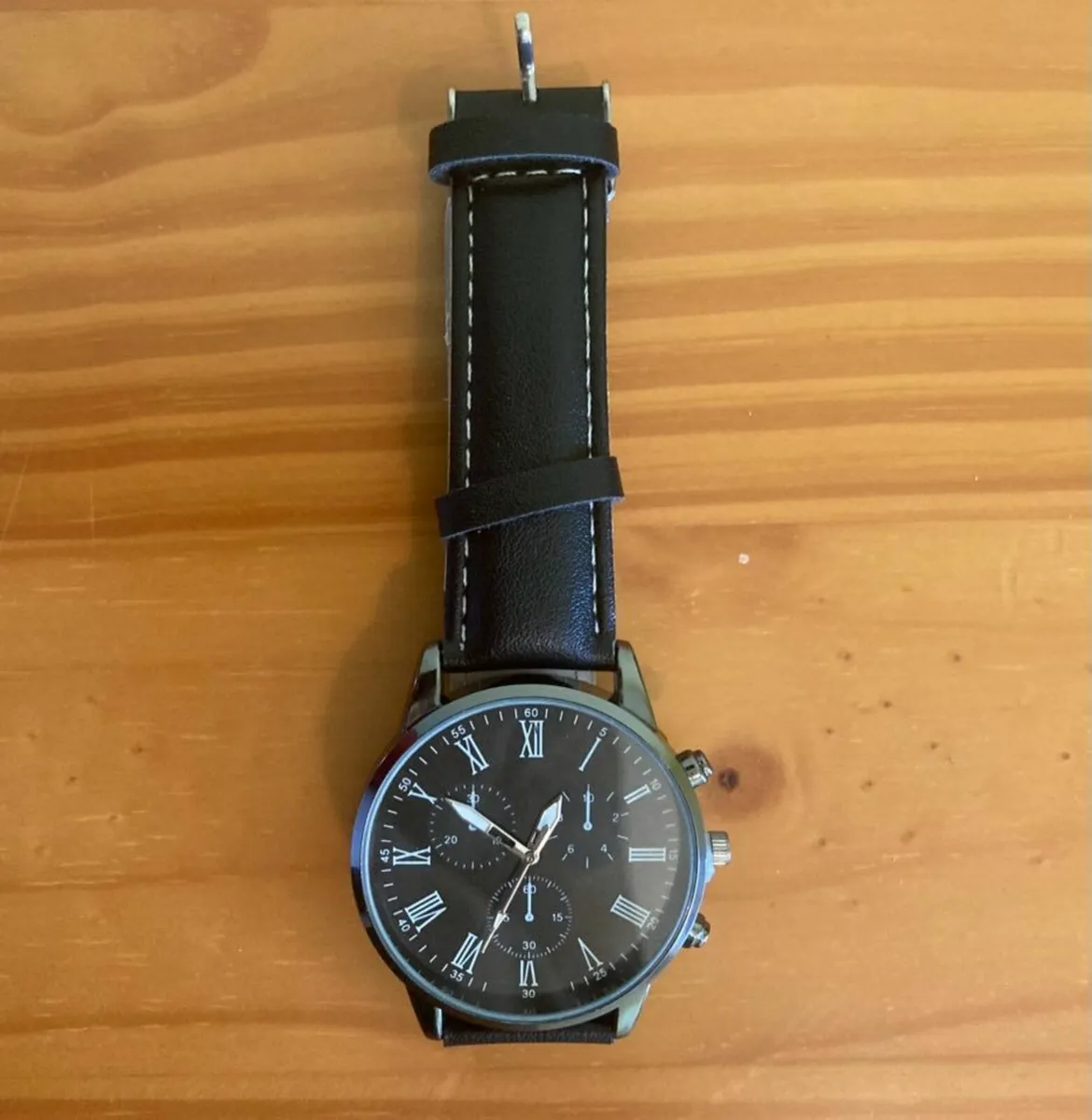 Men’s Black Quartz Watch Set - Image 4